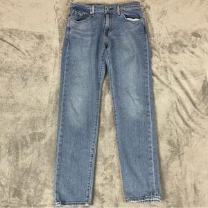 Levis 512 Premium Big E Jeans Mens 30x32 Stretch Medium Wash Slim Taper Modern